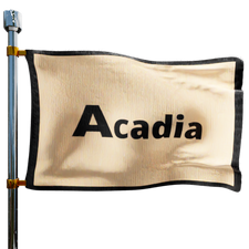 Acadia Fuel Heating Oil Prices Flag Photo of Acadia Fuel flag denoting best heating oil prices the company offers