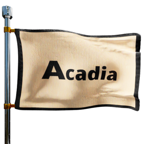 Acadia Fuel Heating Oil Prices Flag Photo of Acadia Fuel flag denoting best heating oil prices the company offers
