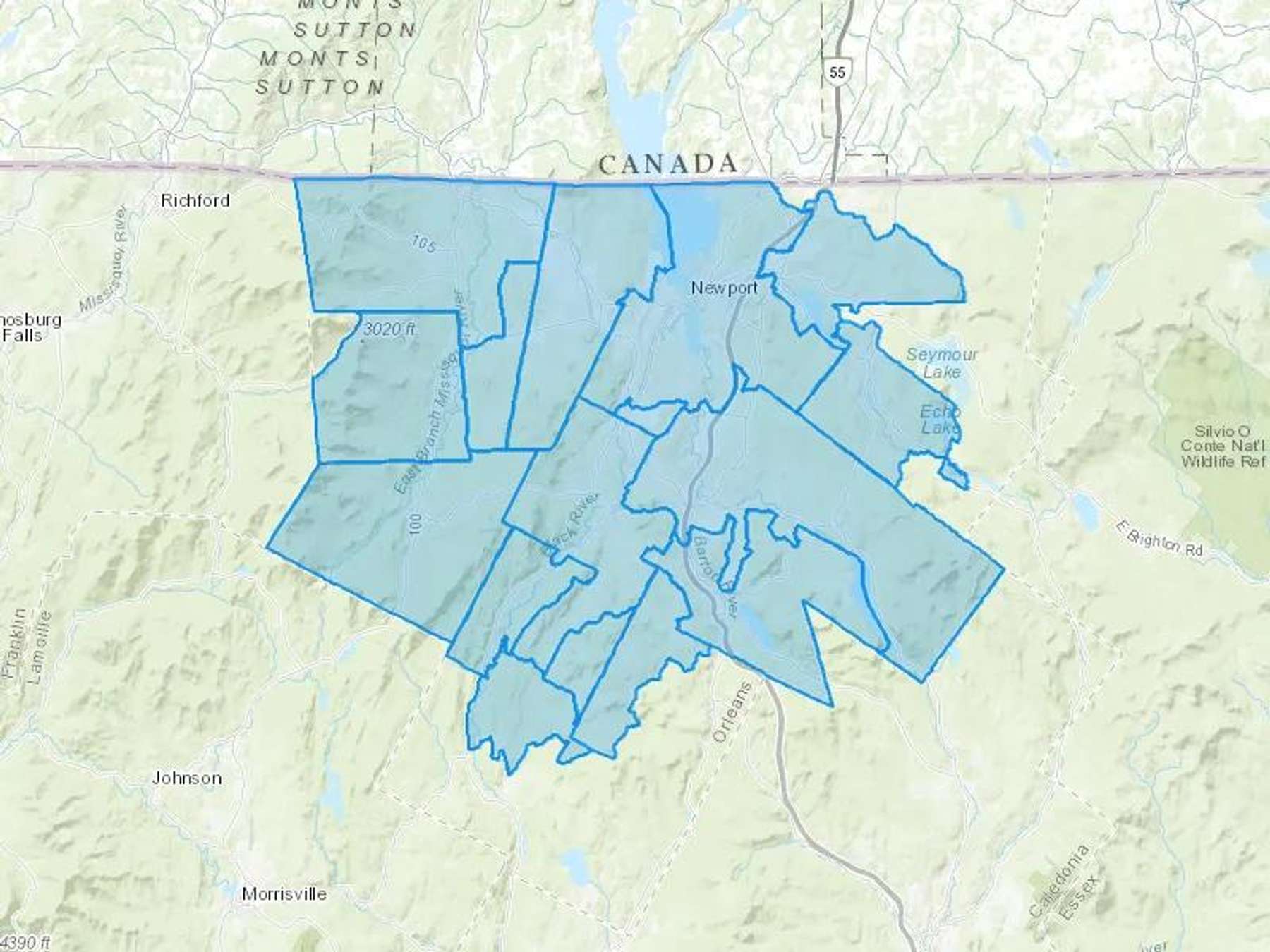 Oil Supply Corp Cash Heating Oil Delivery Map Map With The Oil Supply Corp Heating Oil Delivery Area Shaded In Blue
