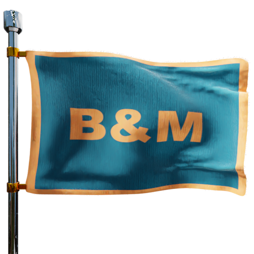 B&M Oil and Gas cash heating oil price logo