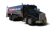 Mj Leroux Oil Corp Cash Heating Oil truck Photo of a Mj Leroux Oil Corp heating oil truck