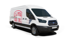 C S Pita Fuel Oil Inc furnace repair van Photo of a C S Pita Fuel Oil Inc furnace repair van