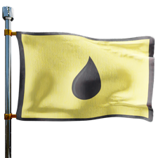 Dan's Oil Company Heating Oil Prices Flag Photo of Dan's Oil Company flag denoting best heating oil prices the company offers