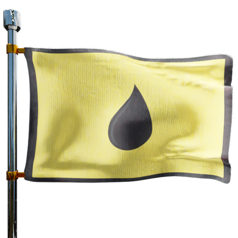 Dan's Oil Company Heating Oil Prices Flag Photo of Dan's Oil Company flag denoting best heating oil prices the company offers