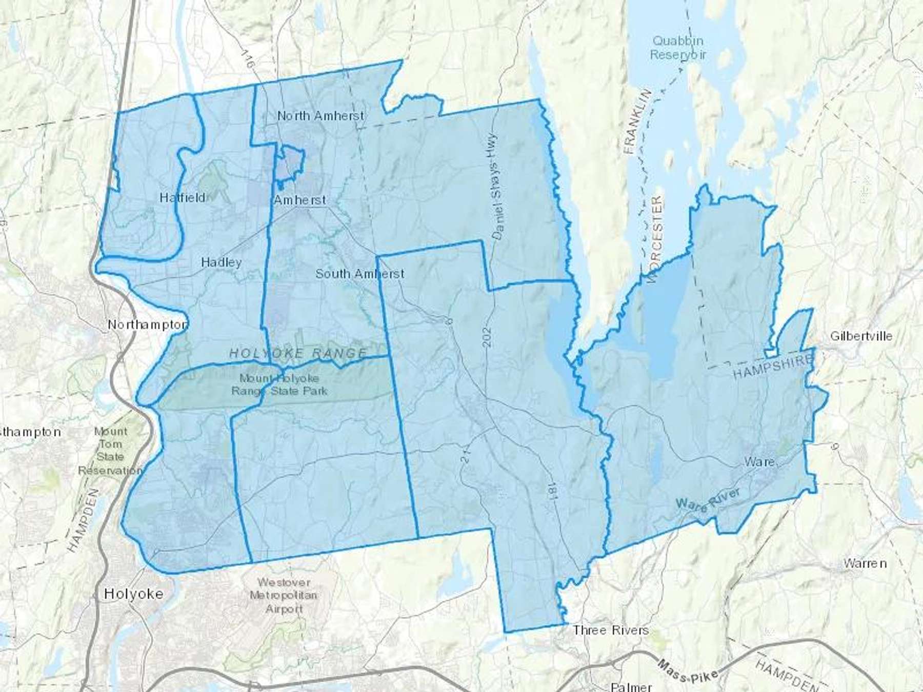 Dan's Oil Company Cash Heating Oil Delivery Map Map With The Dan's Oil Company Heating Oil Delivery Area Shaded In Blue