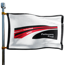 Patterson Fuels Heating Oil Prices Flag Photo of Patterson Fuels flag denoting best heating oil prices the company offers