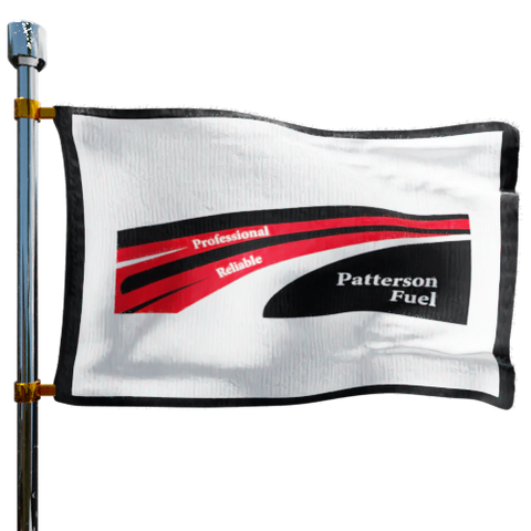 Patterson Fuels Heating Oil Prices Flag Photo of Patterson Fuels flag denoting best heating oil prices the company offers