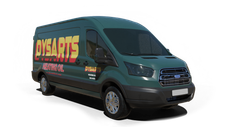 Dysart's Service Inc furnace repair van Photo of a Dysart's Service Inc furnace repair van