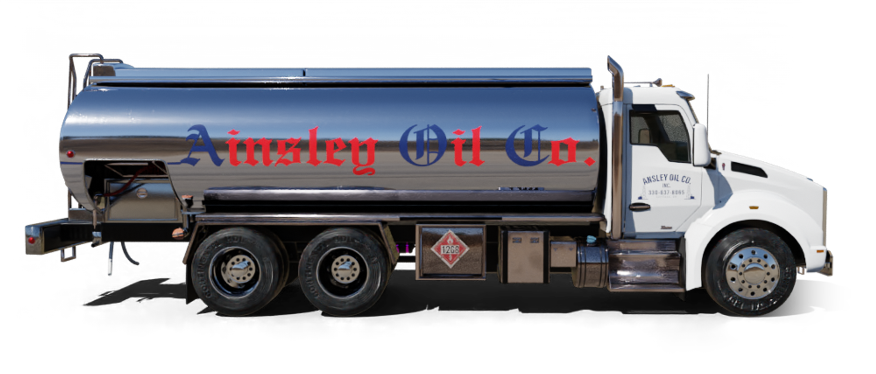 Heatly Oil truck Heatly Oil Truck in front of metro line