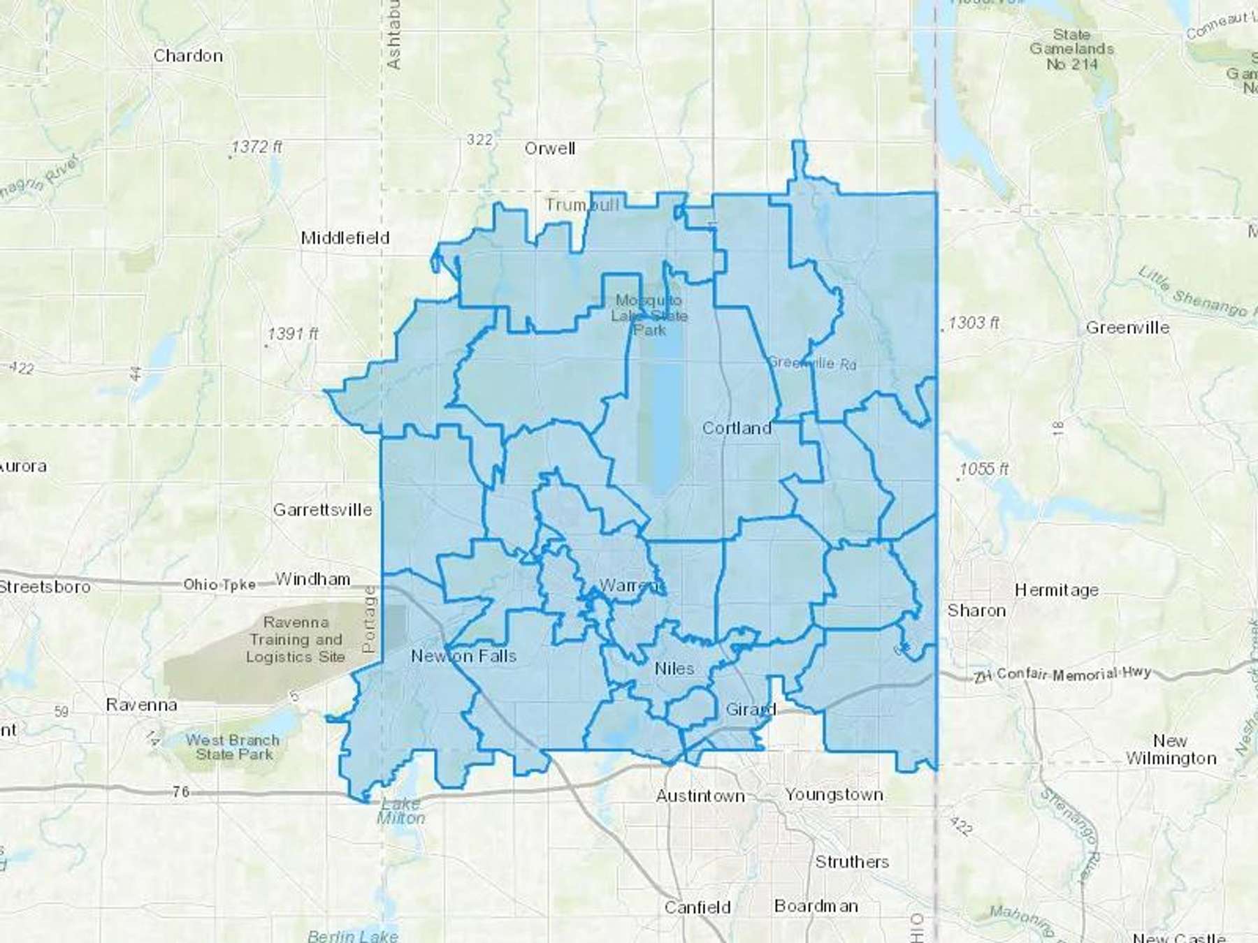 Ainsley Oil Company Inc Cash Heating Oil Delivery Map Map With The Ainsley Oil Company Inc Heating Oil Delivery Area Shaded In Blue