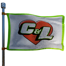 C and L Fuel Heating Oil Prices Flag Photo of C and L Fuel flag denoting best heating oil prices the company offers