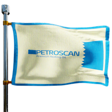 Petroscan Ltd Heating Oil Prices Flag Photo of Petroscan Ltd flag denoting best heating oil prices the company offers