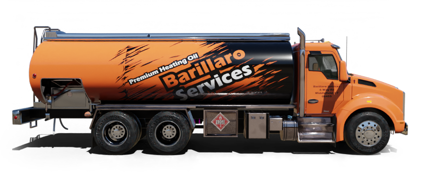 Heatly Oil truck  Heatly Oil Truck in front of metro line