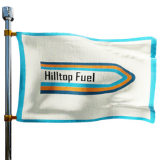 Hilltop Fuel Co Heating Oil Prices Flag Photo of Hilltop Fuel Co flag denoting best heating oil prices the company offers
