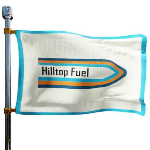 Hilltop Fuel Co Heating Oil Prices Flag Photo of Hilltop Fuel Co flag denoting best heating oil prices the company offers