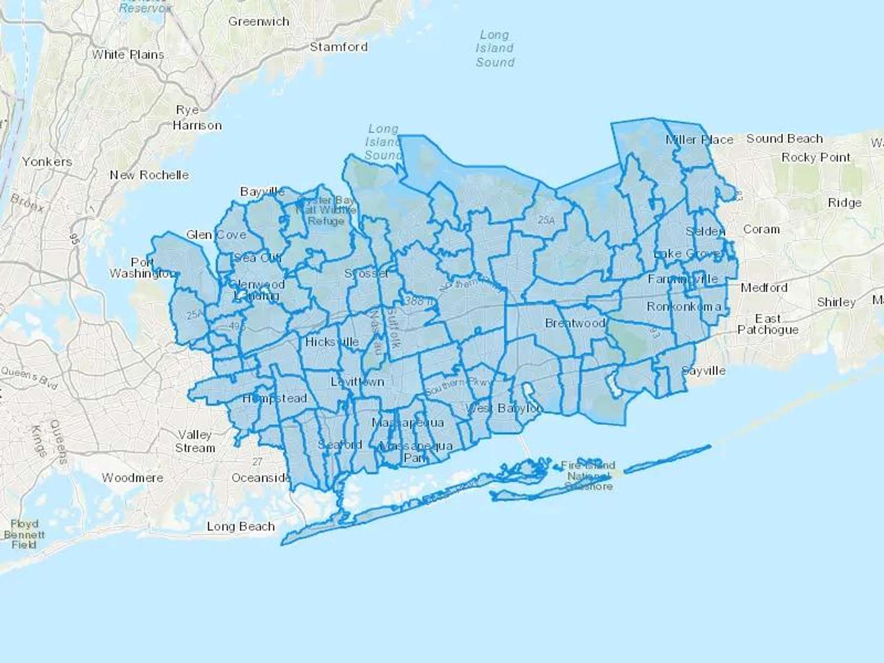 East Coast Fuel Incorporated Cash Heating Oil Delivery Map Map With The East Coast Fuel Incorporated Heating Oil Delivery Area Shaded In Blue