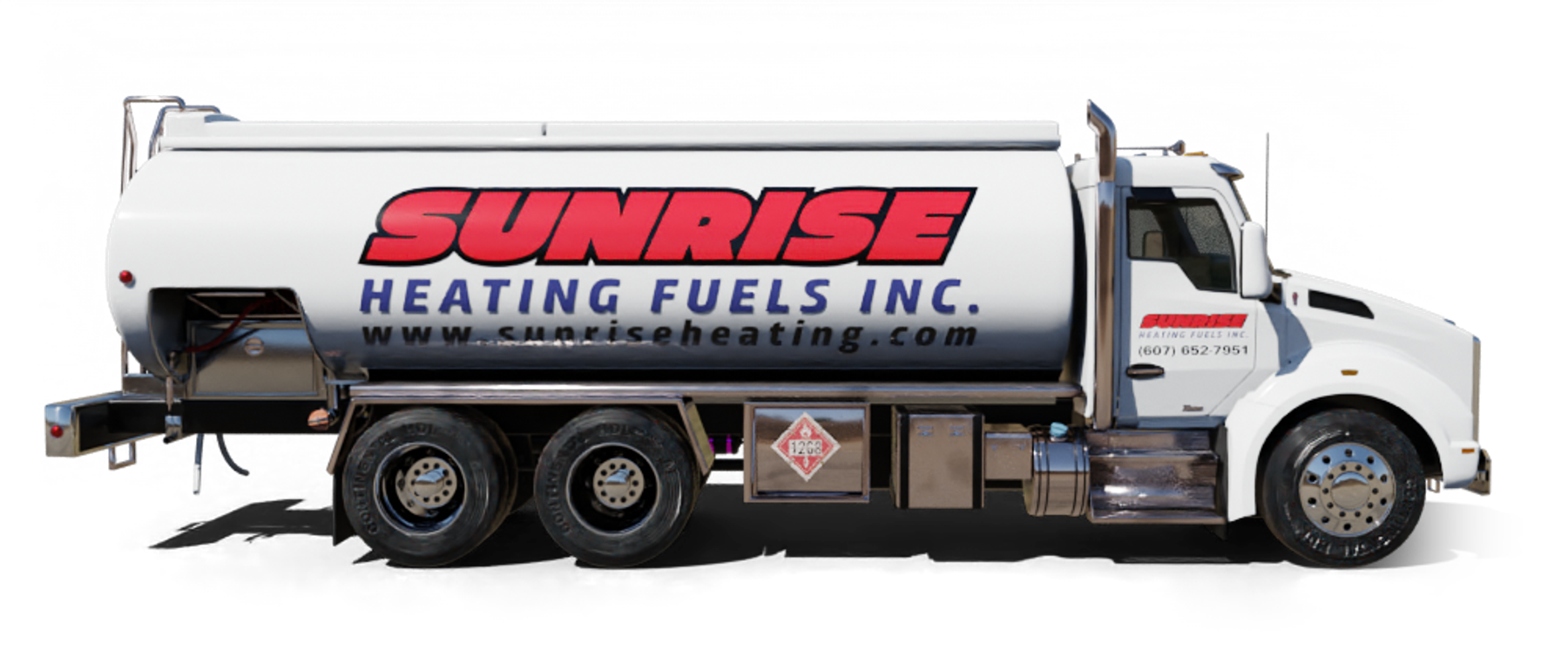 Lewisy Fuel Oil Heating Oil Truck Lewisy Fuel Oil residential home heating oil truck at the Springwood Condominum Complex in Farmingdale, Long Island, New York delivering fuel oil.