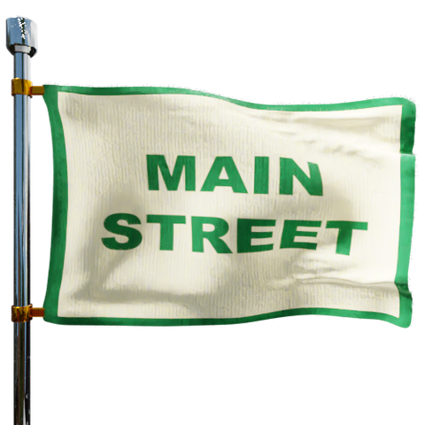 Main Street Fuels Heating Oil Prices Flag Photo of Main Street Fuels flag denoting best heating oil prices the company offers