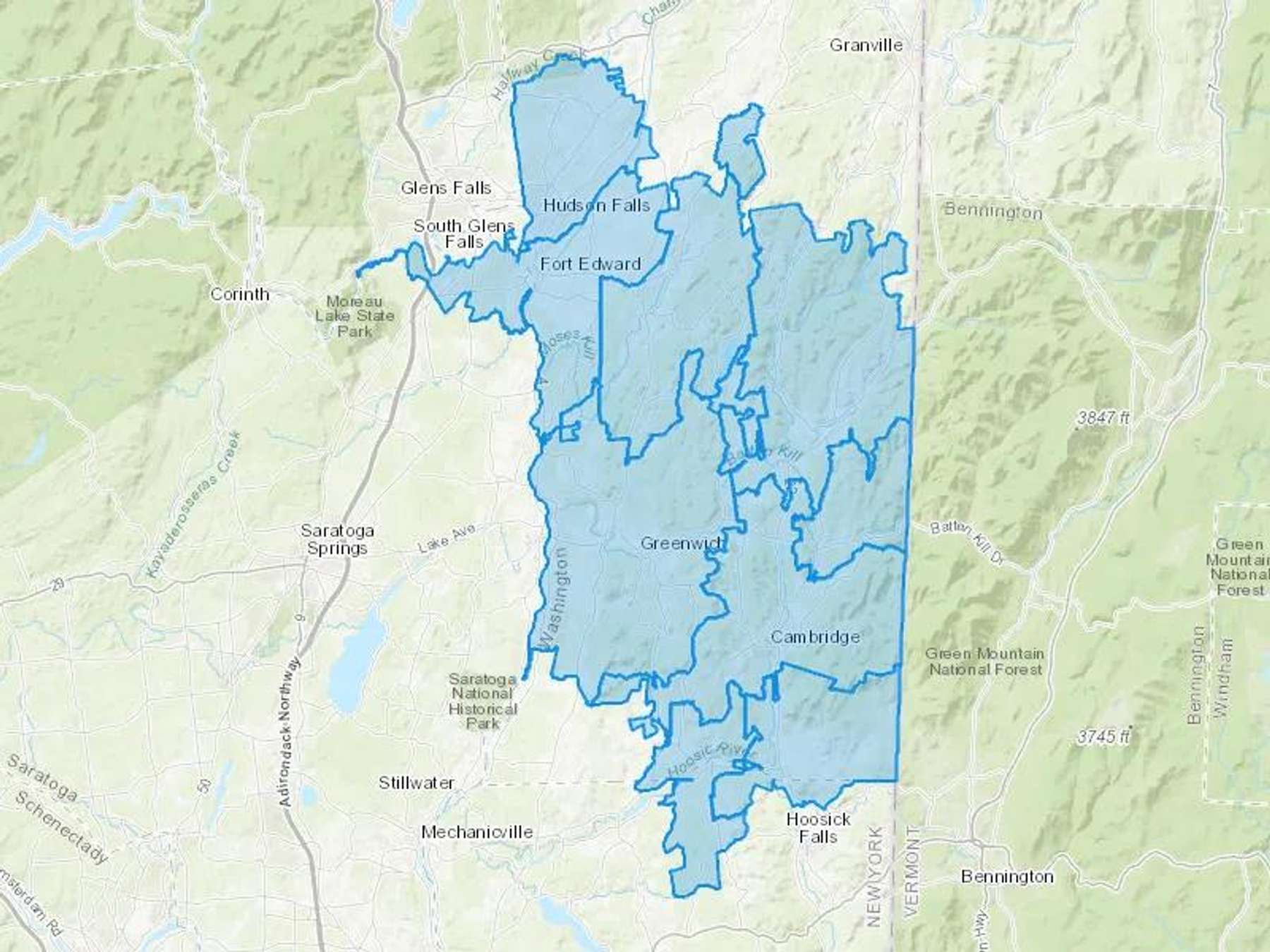 Barnett Fuels LLC Cash Heating Oil Delivery Map Map With The Barnett Fuels LLC Heating Oil Delivery Area Shaded In Blue