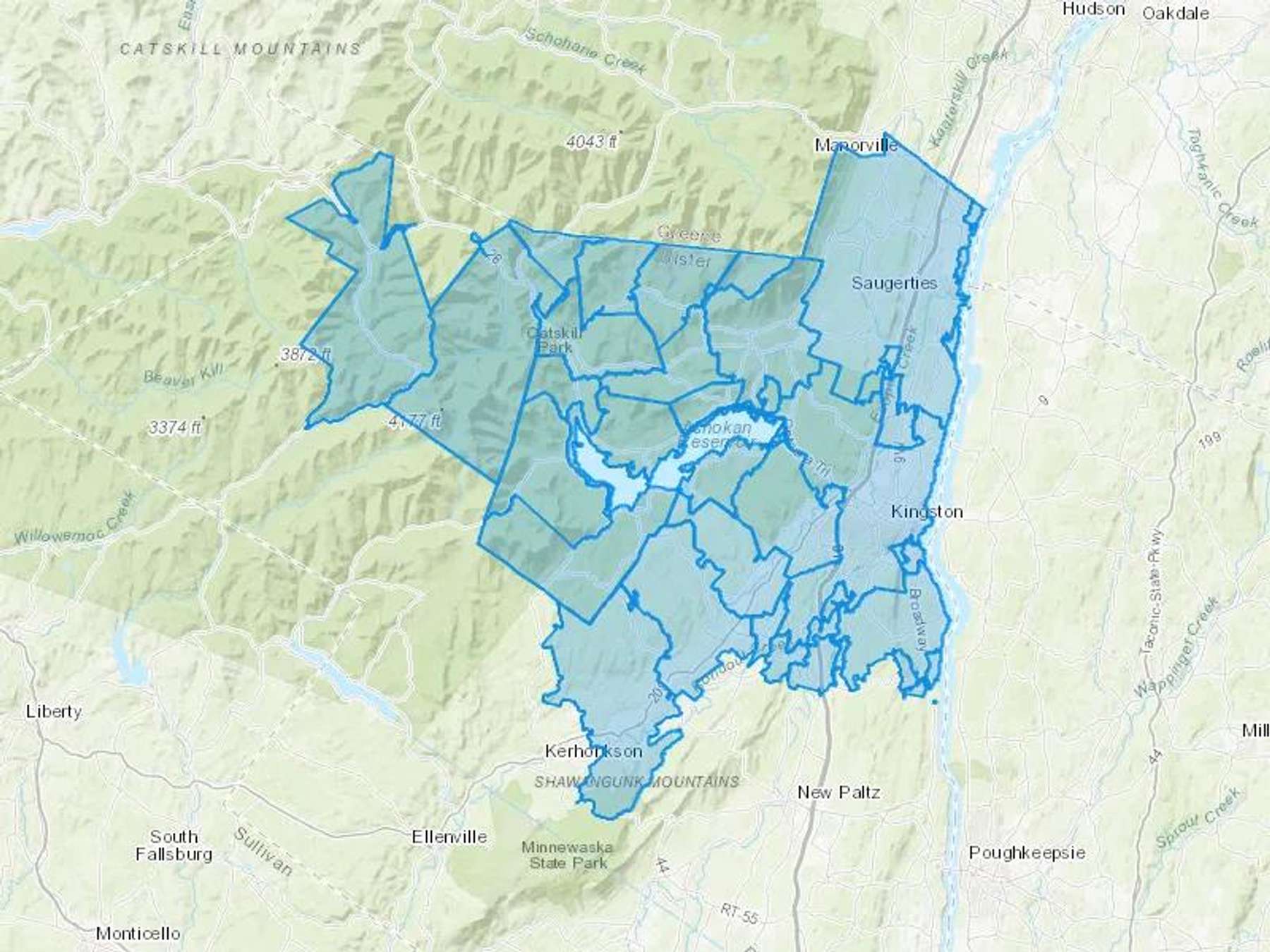 ABC Fuels Inc Cash Heating Oil Delivery Map Map With The ABC Fuels Inc Heating Oil Delivery Area Shaded In Blue