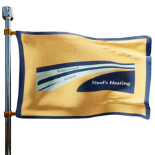 Noels Heating Heating Oil Prices Flag Photo of Noels Heating flag denoting best heating oil prices the company offers