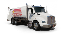 W F Mccoy Petroleum Products Inc Cash Heating Oil truck Photo of a W F Mccoy Petroleum Products Inc heating oil truck