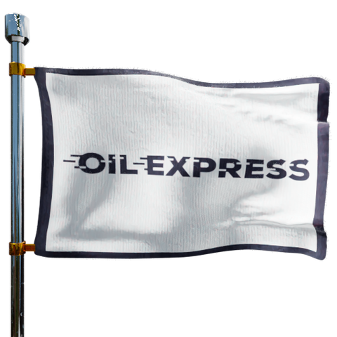 Shawn M Scianna Oil Express Heating Oil Prices Flag Photo of Shawn M Scianna Oil Express flag denoting best heating oil prices the company offers