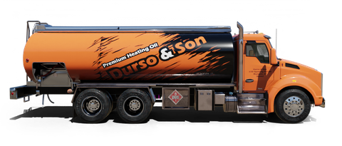 Durso & Son Home Heating Oil LLC Heating Oil Prices Flag Photo of Durso & Son Home Heating Oil LLC flag denoting best heating oil prices the company offers