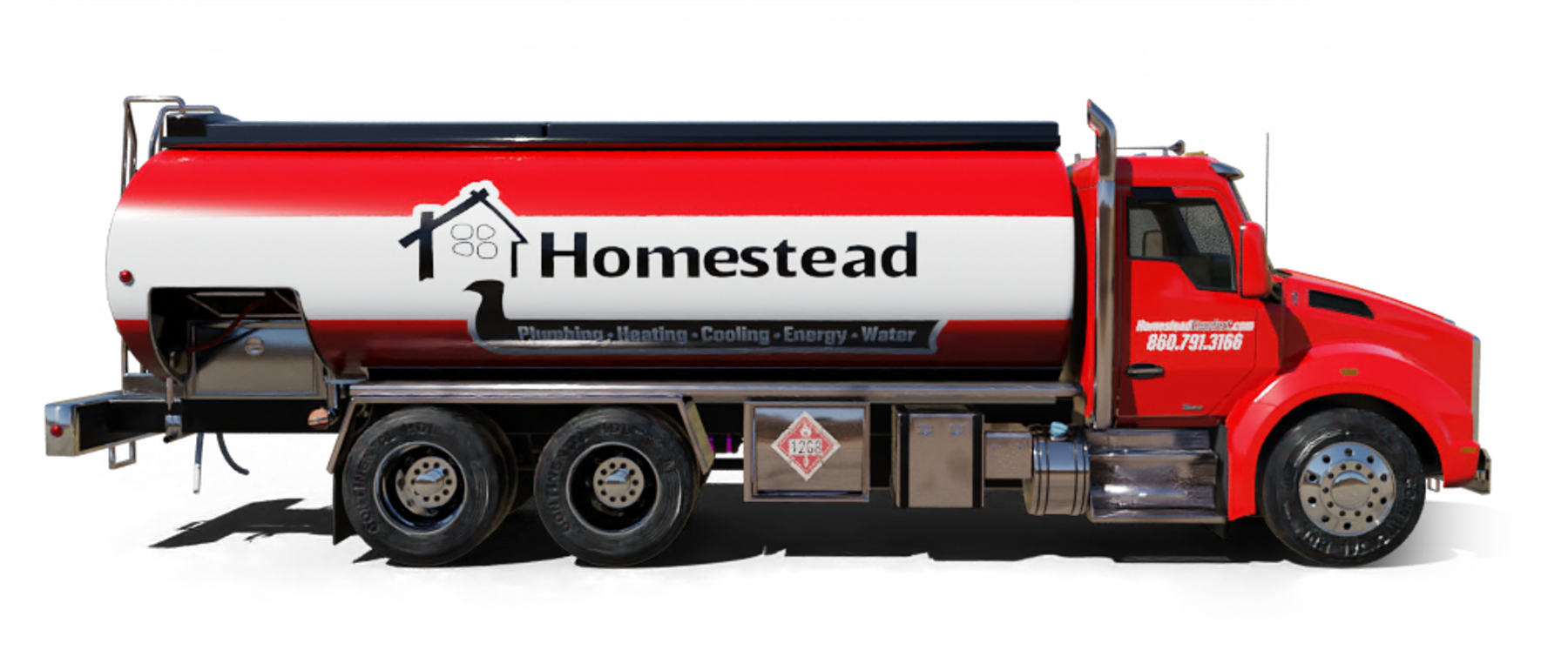 Tragar Fuel Oil Heating Oil Truck Tragar Fuel Oil residential home heating oil truck at the LIRR station in Wantagh, Long Island, New York delivering fuel oil.