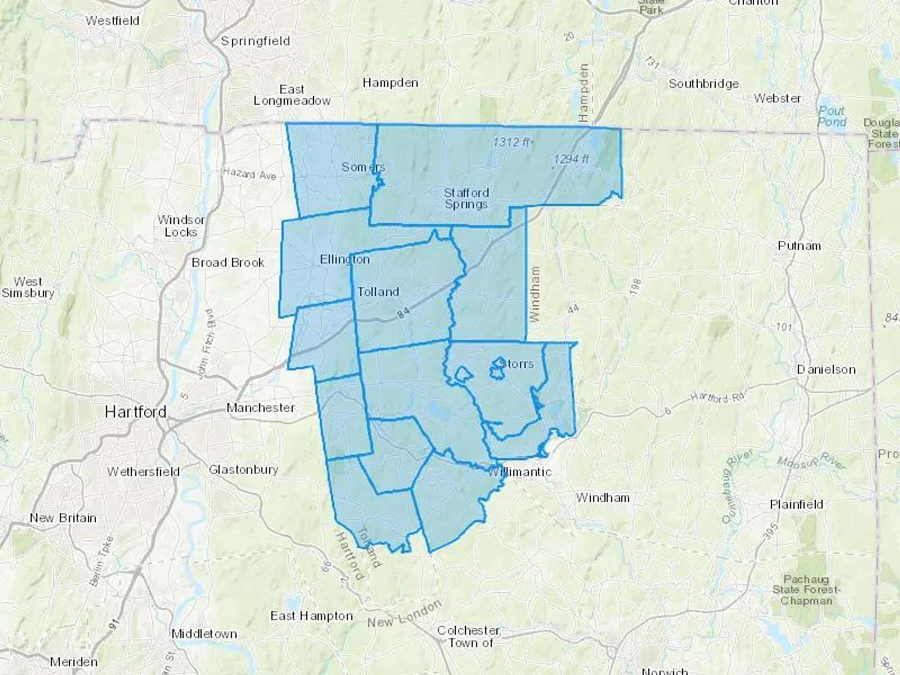Homestead Fuel Inc Cash Heating Oil Delivery Map Map With The Homestead Fuel Inc Heating Oil Delivery Area Shaded In Blue