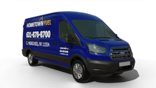 Home Town Fuel furnace repair van Photo of a Home Town Fuel furnace repair van