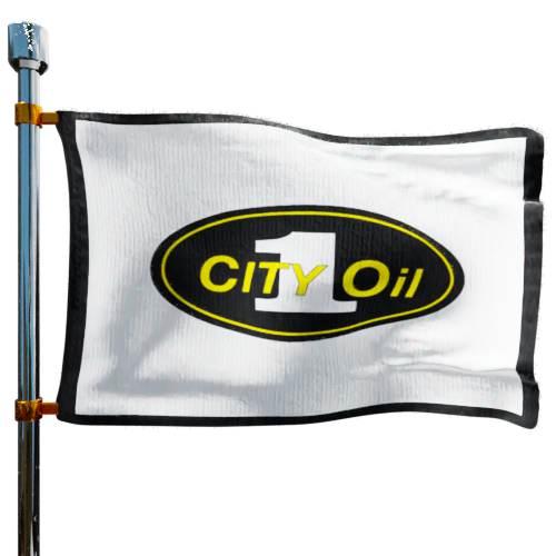 Photo of City Oil flag denoting best heating oil prices the company offers