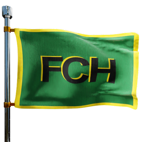 First Class HVAC Heating Oil Prices Flag Photo of First Class HVAC flag denoting best heating oil prices the company offers