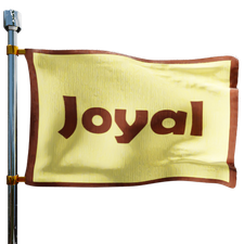 Joyal Fuels Heating Oil Prices Flag Photo of Joyal Fuels flag denoting best heating oil prices the company offers