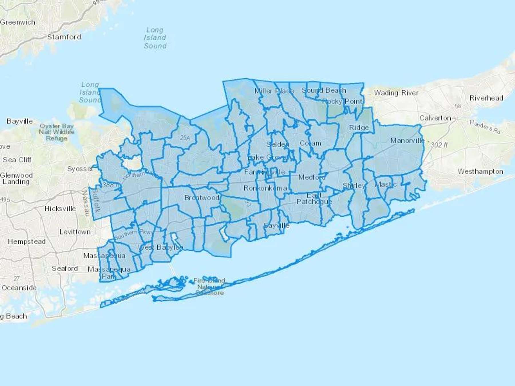 Mulry Fuel Inc Cash Heating Oil Delivery Map Map With The Mulry Fuel Inc Heating Oil Delivery Area Shaded In Blue