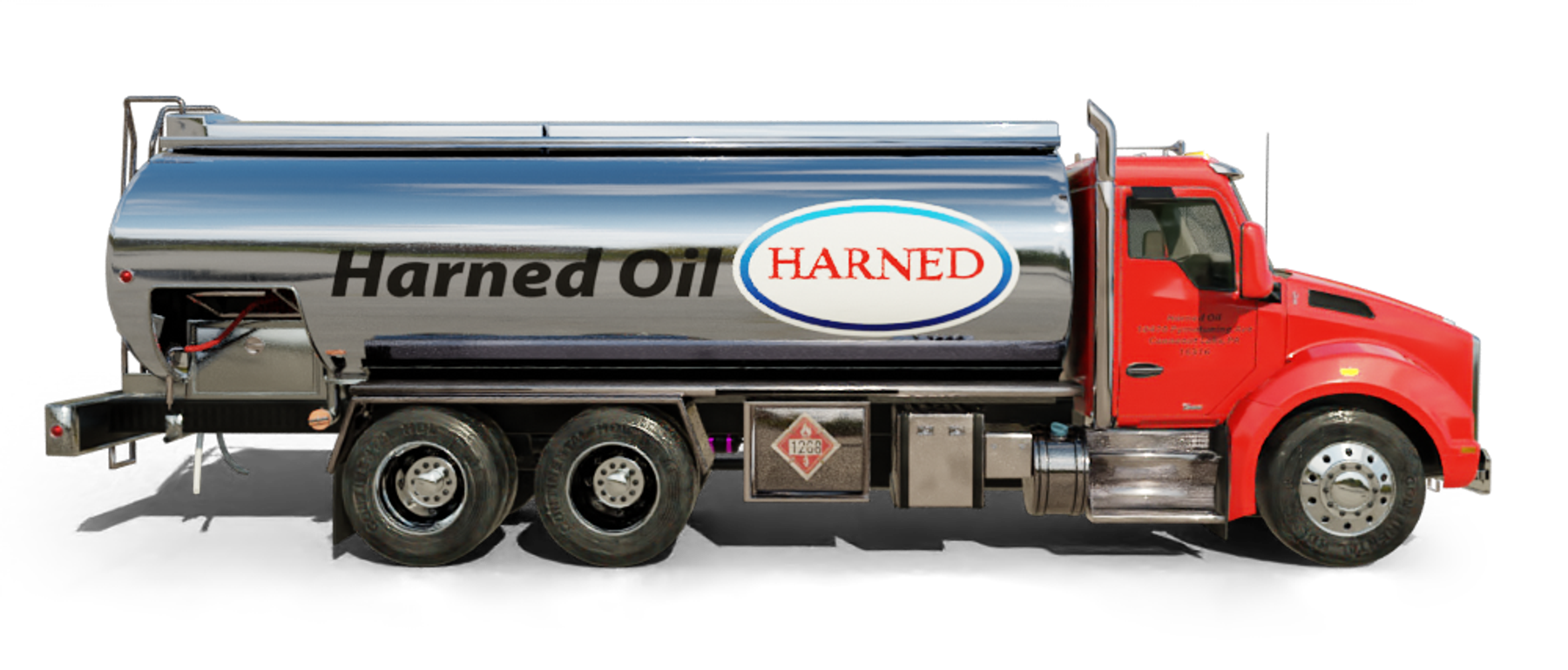 Heatly Oil truck Heatly Oil Truck in front of metro line