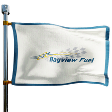 Bayview Fuel Heating Oil Prices Flag Photo of Bayview Fuel flag denoting best heating oil prices the company offers