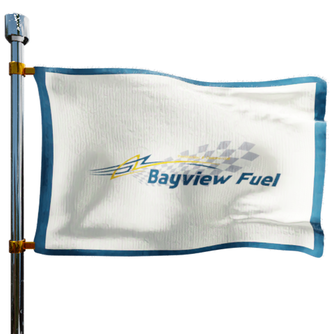 Bayview Fuel Heating Oil Prices Flag Photo of Bayview Fuel flag denoting best heating oil prices the company offers