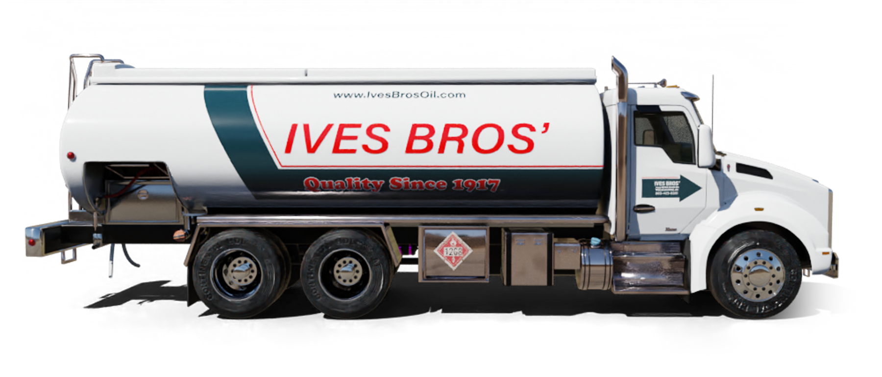 Family Fuel Heating Oil Truck Family Fuel residential home heating oil truck on route 27 in Rockville Centre, Long Island, New York delivering fuel oil.