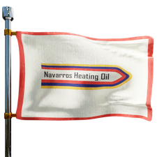 Navarros Heating Oil Heating Oil Prices Flag Photo of Navarros Heating Oil flag denoting best heating oil prices the company offers