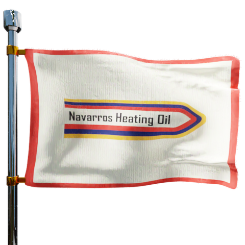Navarros Heating Oil Heating Oil Prices Flag Photo of Navarros Heating Oil flag denoting best heating oil prices the company offers