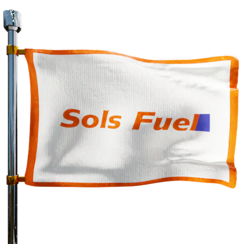 Sols Fuel Co Heating Oil Prices Flag Photo of Sols Fuel Co flag denoting best heating oil prices the company offers