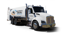 Bc Heating & Cooling LLC Cash Heating Oil truck Photo of a Bc Heating & Cooling LLC heating oil truck