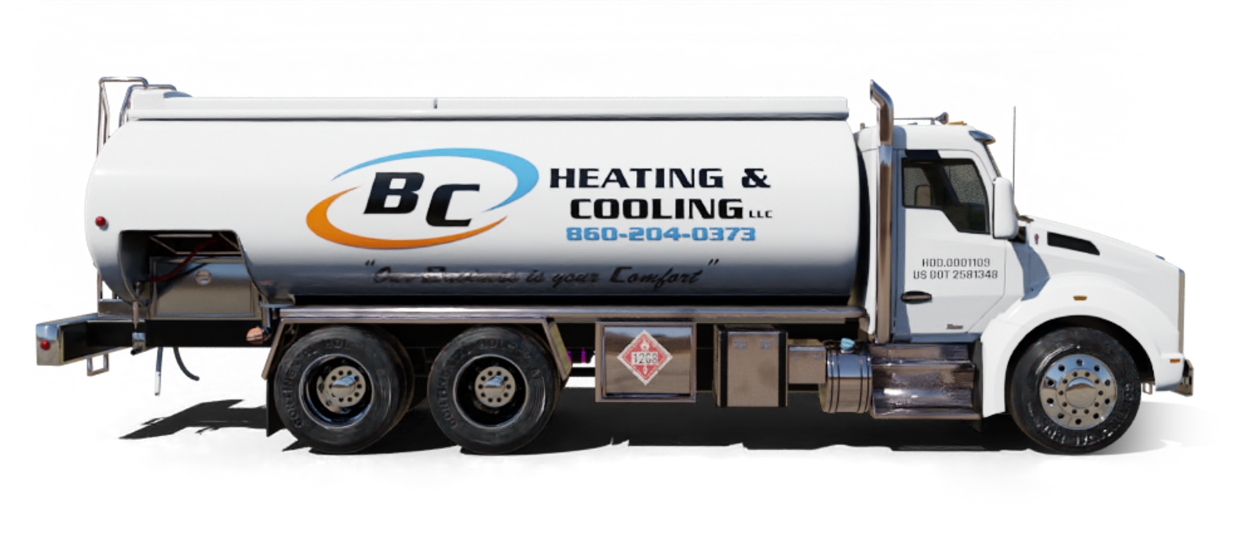 Leo Oil Heating Oil Truck  Leo Oil residential home heating oil truck with a luxury 6 bedroom seaside residence in Central Islip, Long Island, New York delivering fuel oil.