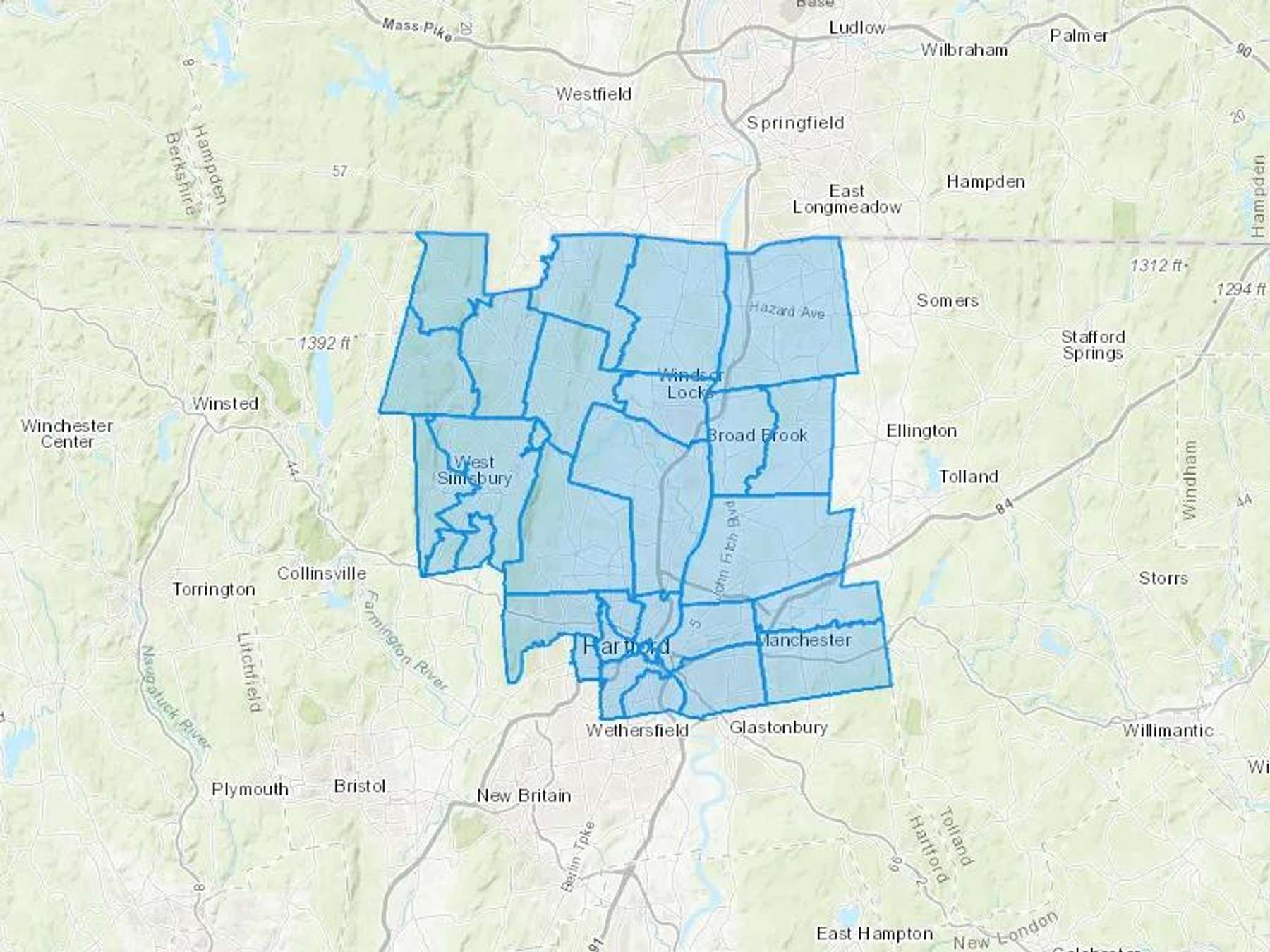 Robert's Discount Fuel Cash Heating Oil Delivery Map Map With The Robert's Discount Fuel Heating Oil Delivery Area Shaded In Blue