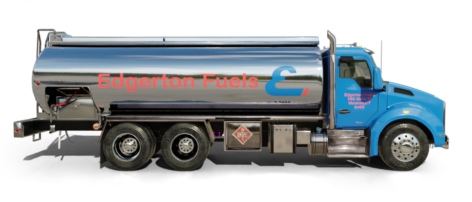 Bel-Mar Oil Heating Oil Truck Bel-Mar Oil residential home heating oil truck parked in the golf club parking lot in Holbrook, Long Island, New York delivering fuel oil.