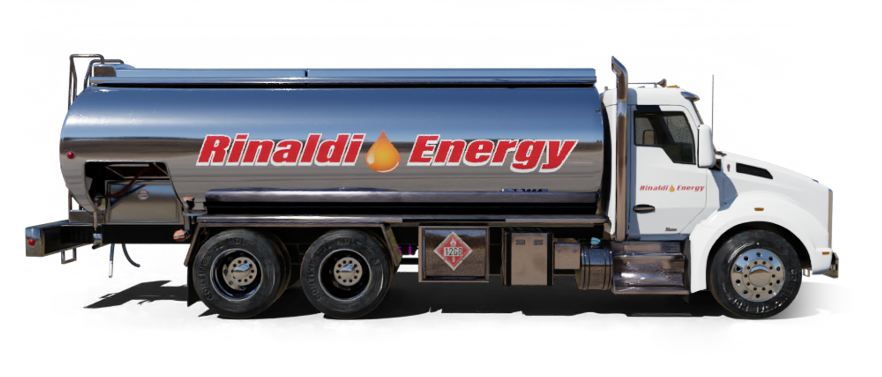 Marlon Bulger Heating Oil Truck Marlon Bulger residential home heating oil truck in the Acorn St parking lot in Wyandanch, Long Island, New York delivering fuel oil.