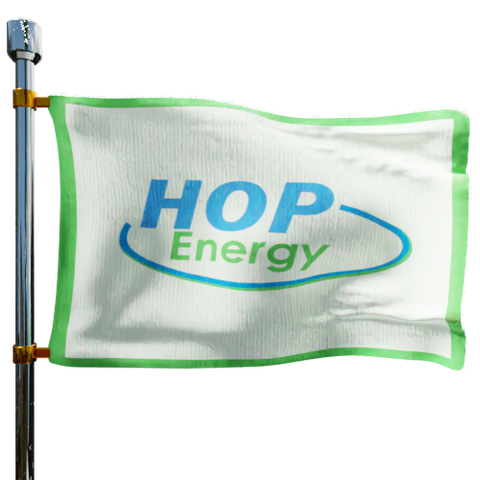Hop Energy LLC Heating Oil Prices Flag Photo of Hop Energy LLC flag denoting best heating oil prices the company offers