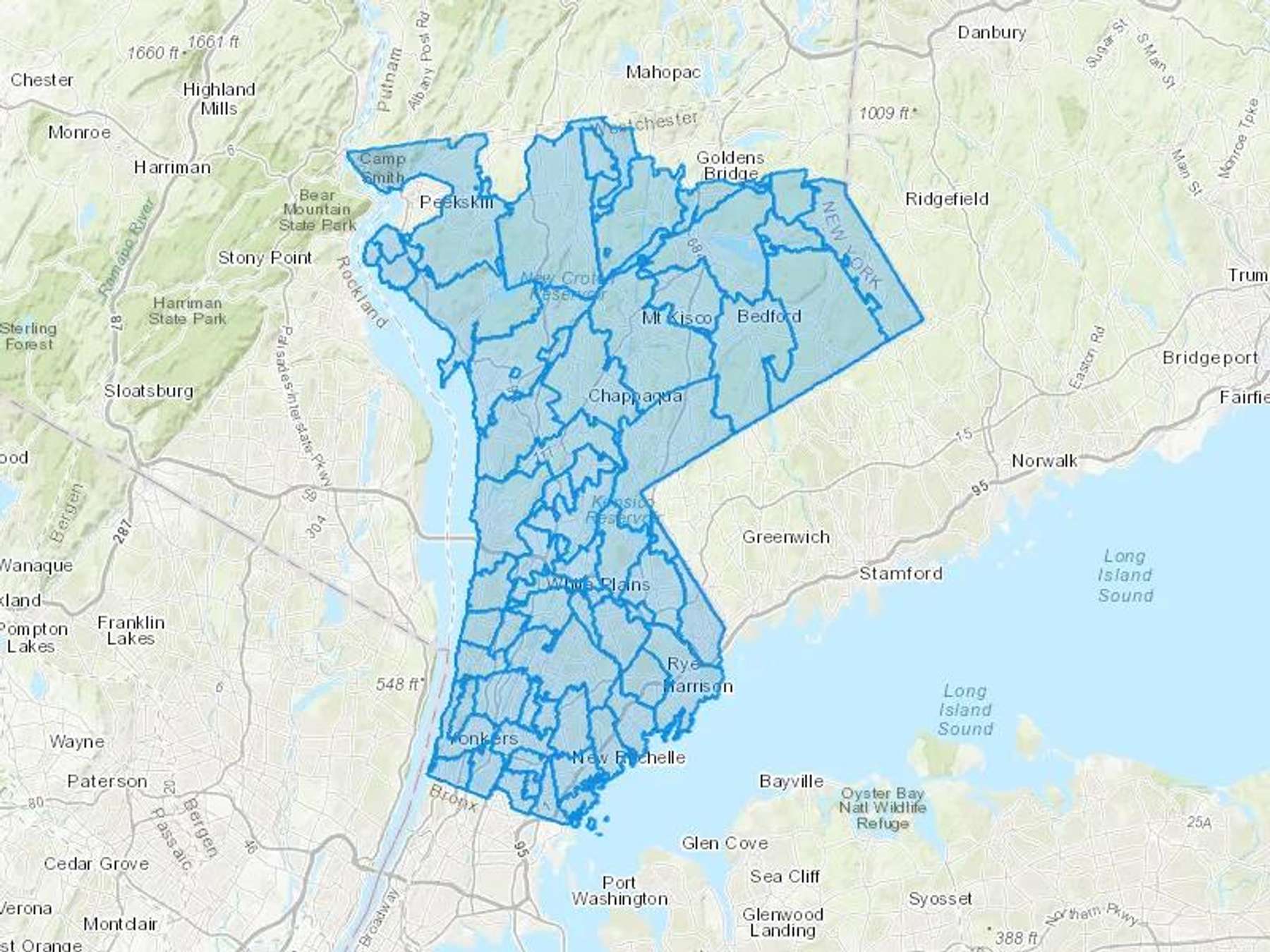 Hop Energy LLC Cash Heating Oil Delivery Map Map With The Hop Energy LLC Heating Oil Delivery Area Shaded In Blue