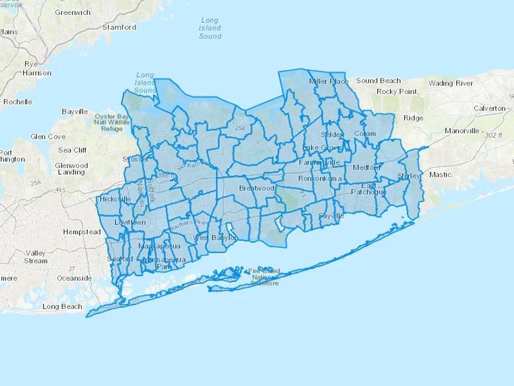 Patmos Fuel Inc Cash Heating Oil Delivery Map Map With The Patmos Fuel Inc Heating Oil Delivery Area Shaded In Blue
